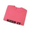سويت شيرت برقبة دائرية بشعار رياضي - "حافظ على لياقتك... فقط حافظ على لياقتك"" fitness slogan crewneck sweatshirt — "keep it shirt...just keep the fittness up"