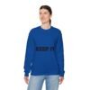 سويت شيرت برقبة دائرية بشعار رياضي - "حافظ على لياقتك... فقط حافظ على لياقتك"" fitness slogan crewneck sweatshirt — "keep it shirt...just keep the fittness up"