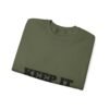 سويت شيرت برقبة دائرية بشعار رياضي - "حافظ على لياقتك... فقط حافظ على لياقتك"" fitness slogan crewneck sweatshirt — "keep it shirt...just keep the fittness up"