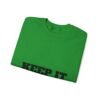 سويت شيرت برقبة دائرية بشعار رياضي - "حافظ على لياقتك... فقط حافظ على لياقتك"" fitness slogan crewneck sweatshirt — "keep it shirt...just keep the fittness up"