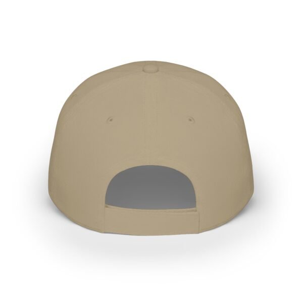 ahead embroidered low profile baseball cap – bold vintage lettering hat