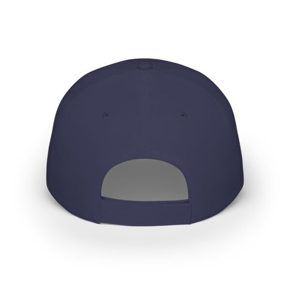 ahead embroidered low profile baseball cap – bold vintage lettering hat