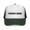 young boss trucker cap — 'young boss' face design