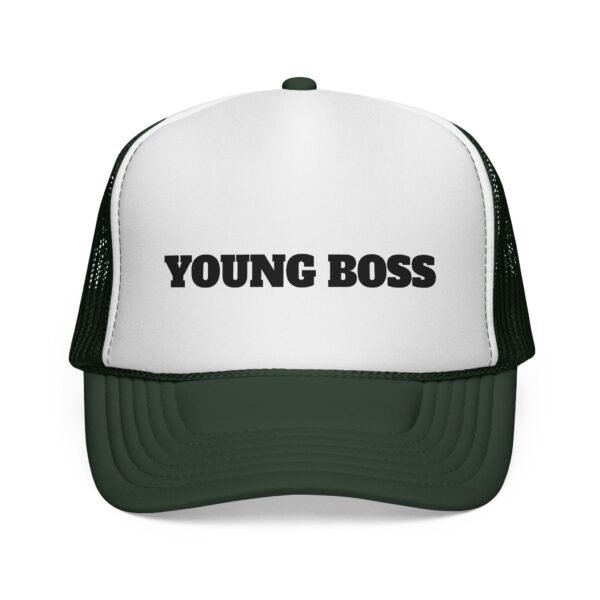 young boss trucker cap — 'young boss' face design