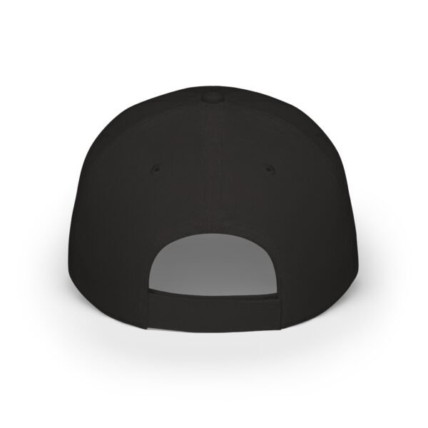 ahead embroidered low profile baseball cap – bold vintage lettering hat