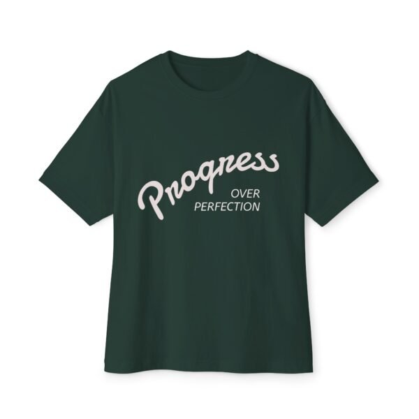progress over perfection t shirt | typographic motivational tee