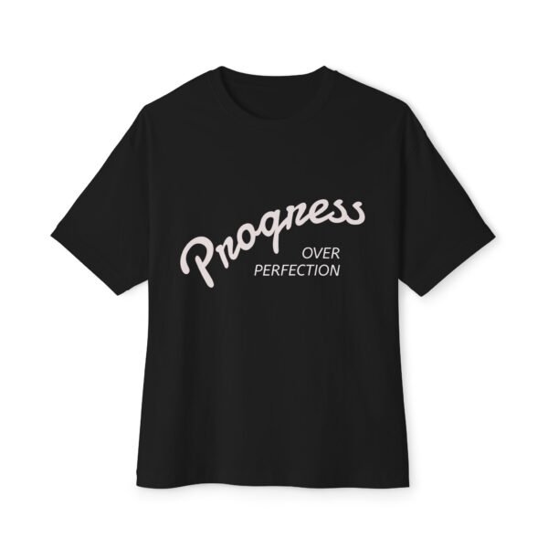 progress over perfection t shirt | typographic motivational tee