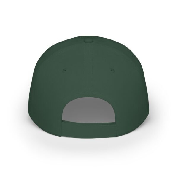 ahead embroidered low profile baseball cap – bold vintage lettering hat