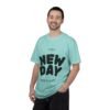 تيشيرت "يوم جديد" - تيشيرت ملهم "يوم جديد... أنت جديد دائمًا" a new day t shirt — "a new day... a new you always" inspirational tee