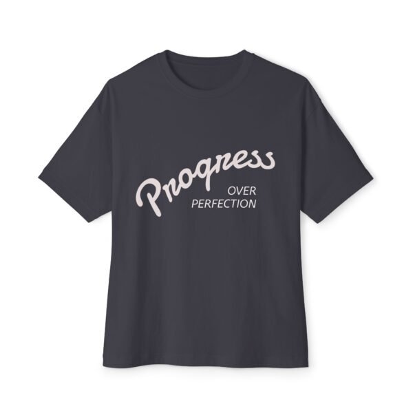 progress over perfection t shirt | typographic motivational tee