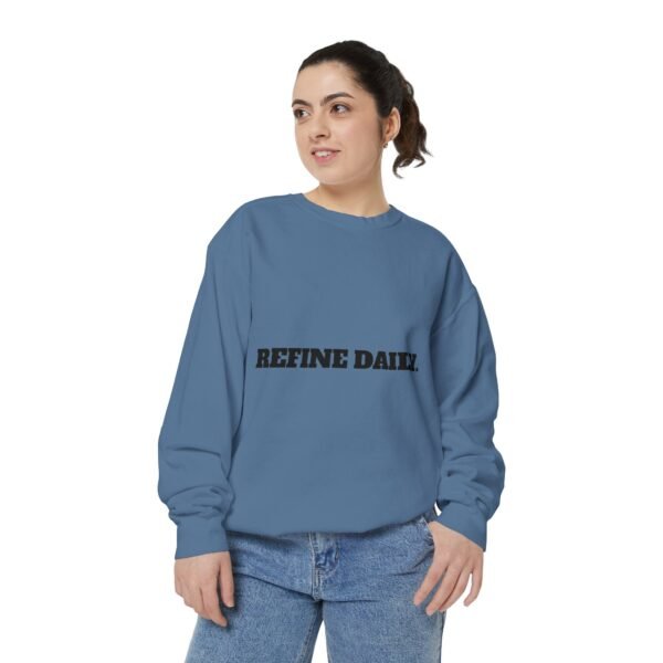 13621916532888634422_2048.jpeg Refine Daily Sweatshirt — Minimal Motivational Crewneck