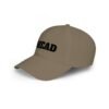 ahead embroidered low profile baseball cap – bold vintage lettering hat