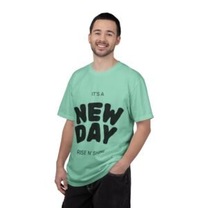 a new day t shirt — "a new day... a new you always" inspirational tee