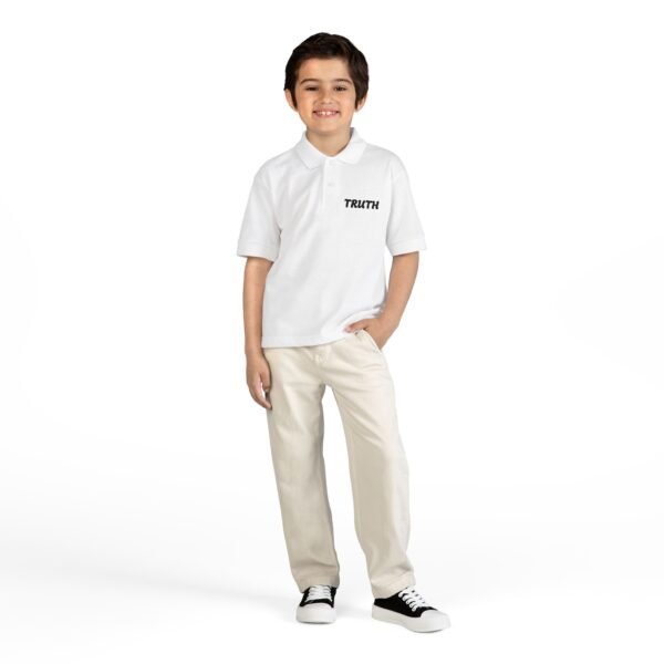 قميص بولو تروث فيتنس - قميص بولو للأطفال truth fitness polo — youth jersey polo shirt