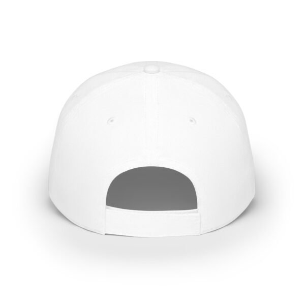 ahead embroidered low profile baseball cap – bold vintage lettering hat