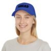 ahead embroidered low profile baseball cap – bold vintage lettering hat