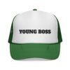 young boss trucker cap — 'young boss' face design