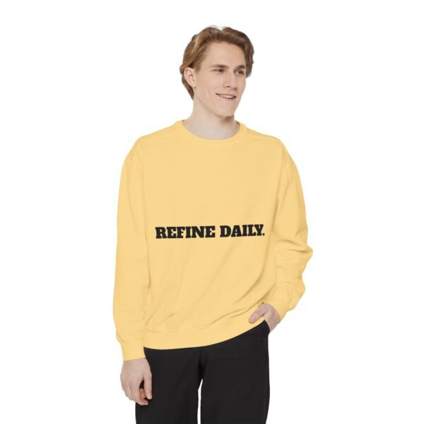 16235939485390488197_2048.jpeg Refine Daily Sweatshirt — Minimal Motivational Crewneck