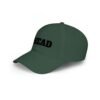 ahead embroidered low profile baseball cap – bold vintage lettering hat