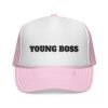 young boss trucker cap — 'young boss' face design