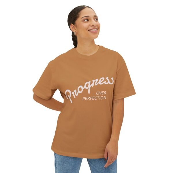 progress over perfection t shirt | typographic motivational tee