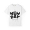 تيشيرت "يوم جديد" - تيشيرت ملهم "يوم جديد... أنت جديد دائمًا" a new day t shirt — "a new day... a new you always" inspirational tee