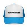 young boss trucker cap — 'young boss' face design