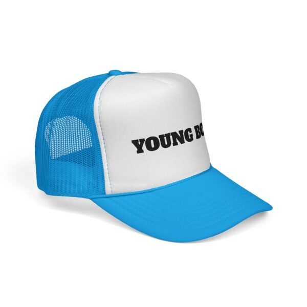 young boss trucker cap — 'young boss' face design