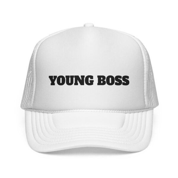 young boss trucker cap — 'young boss' face design