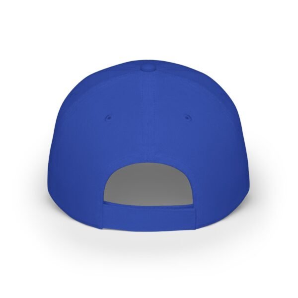 ahead embroidered low profile baseball cap – bold vintage lettering hat