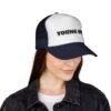 young boss trucker cap — 'young boss' face design