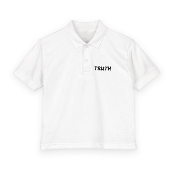 truth fitness polo — youth jersey polo shirt