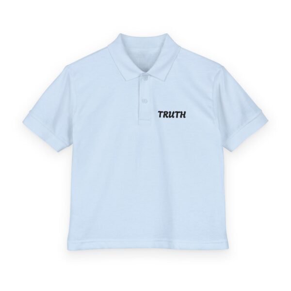 truth fitness polo — youth jersey polo shirt