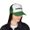 young boss trucker cap — 'young boss' face design