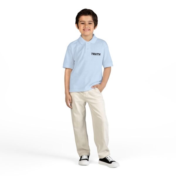 truth fitness polo — youth jersey polo shirt