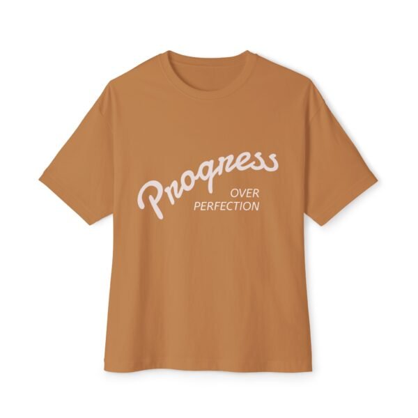 progress over perfection t shirt | typographic motivational tee