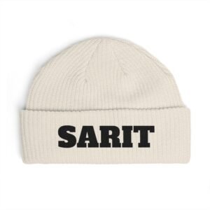 cuff beanie — embroidered 'sarit' winter knit hat
