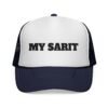 trucker cap — "my sarit" retro mesh snapback hat