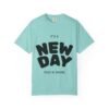 تيشيرت "يوم جديد" - تيشيرت ملهم "يوم جديد... أنت جديد دائمًا" a new day t shirt — "a new day... a new you always" inspirational tee
