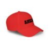 ahead embroidered low profile baseball cap – bold vintage lettering hat