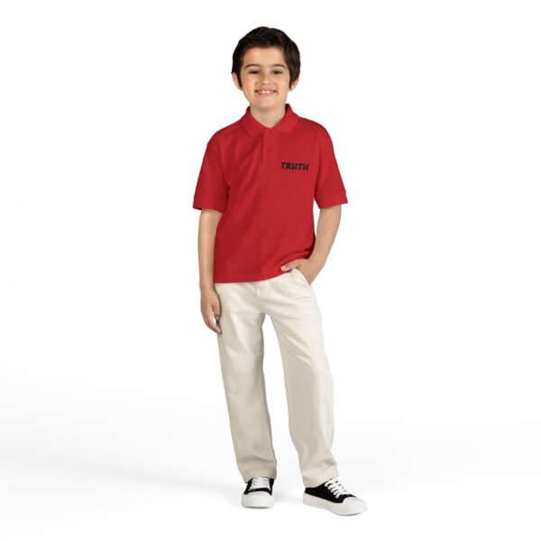 truth fitness polo — youth jersey polo shirt