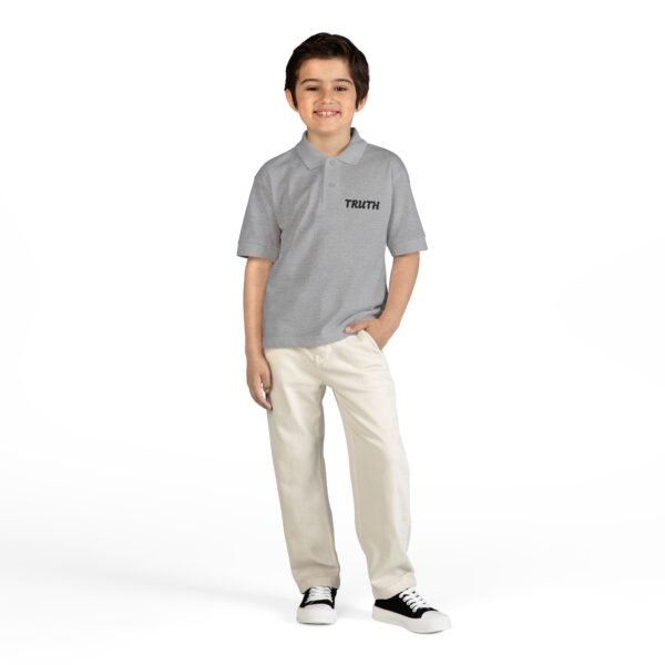 truth fitness polo — youth jersey polo shirt