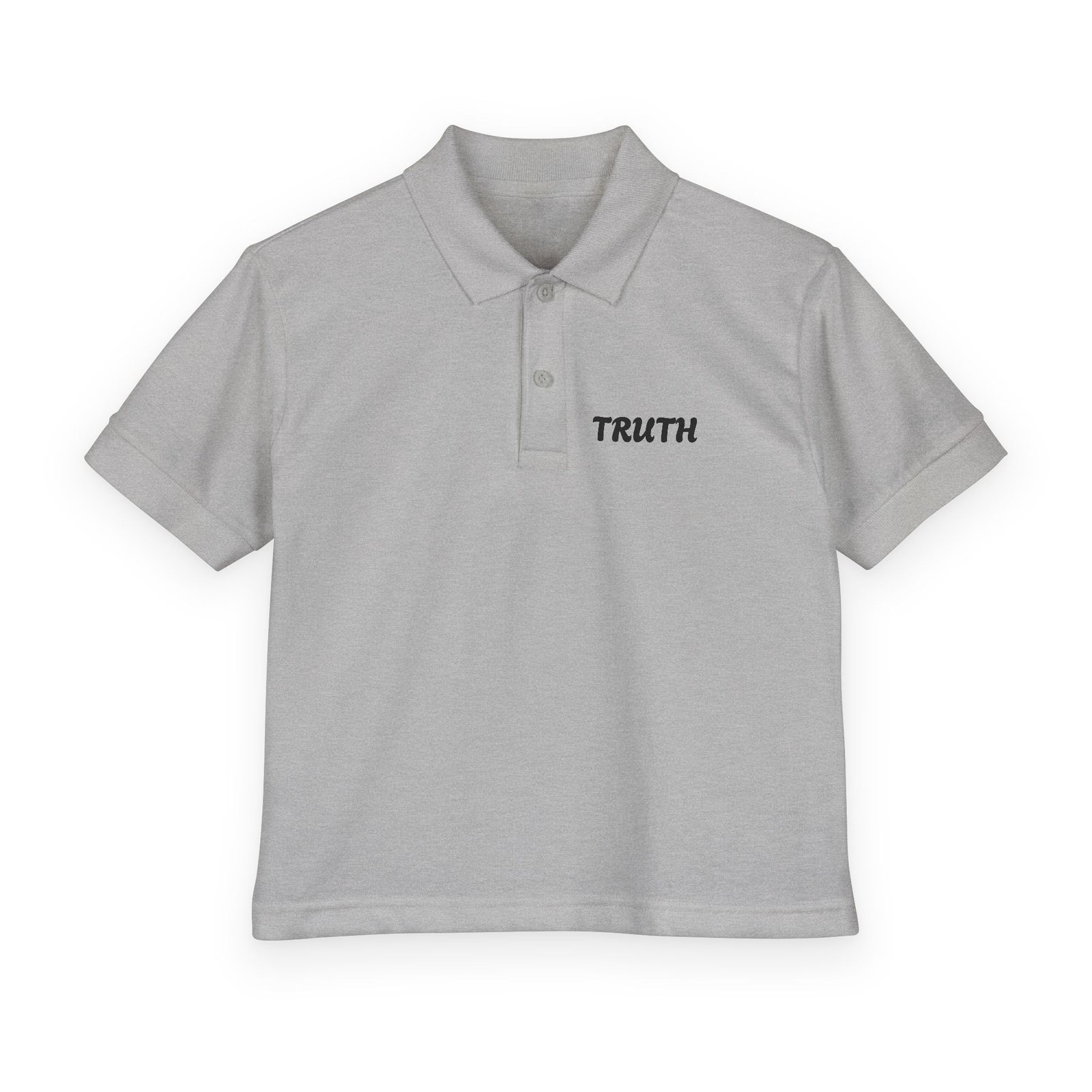 truth fitness polo — youth jersey polo shirt