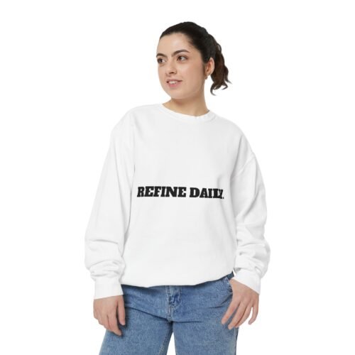 8027748354592371792_2048.jpeg Refine Daily Sweatshirt — Minimal Motivational Crewneck