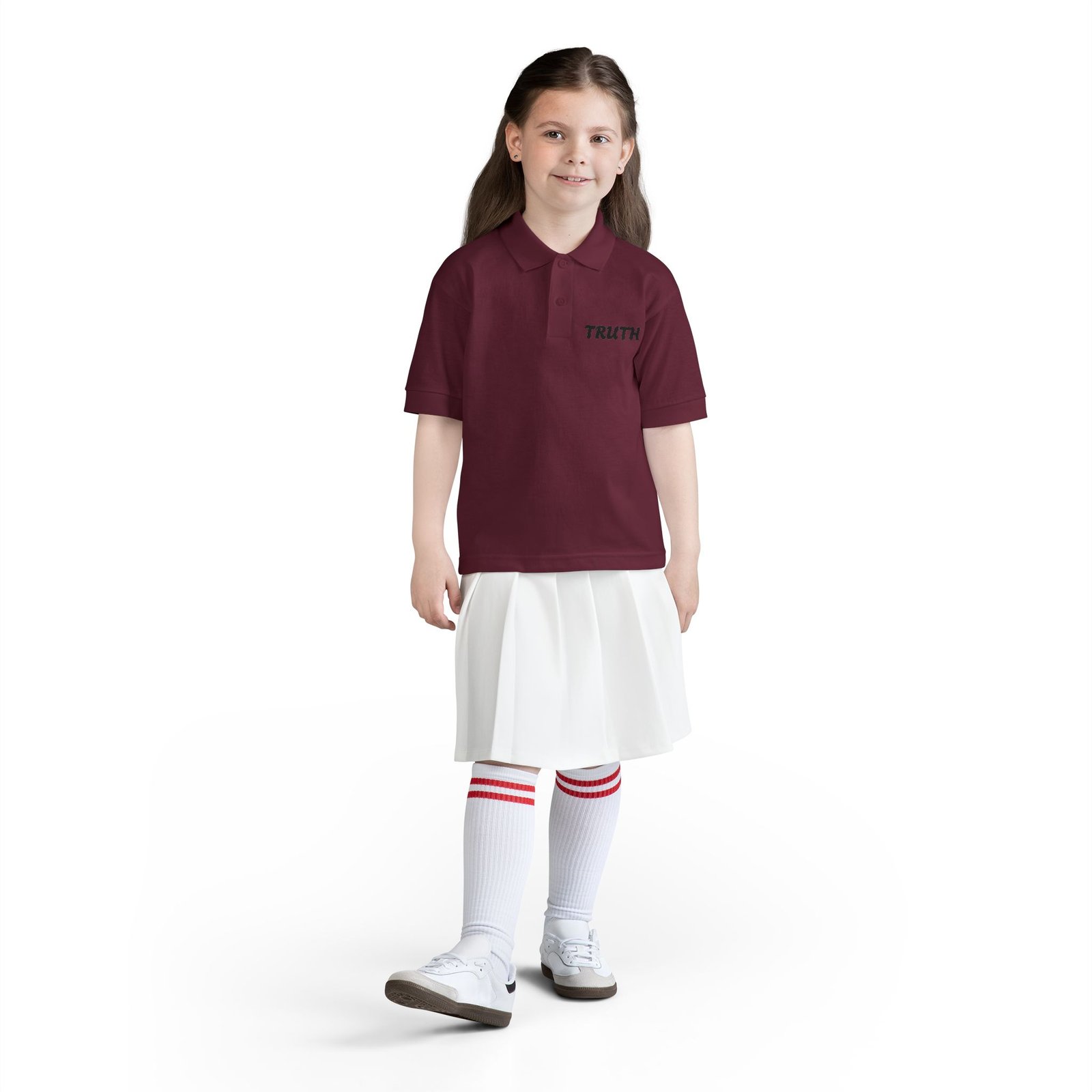 truth fitness polo — youth jersey polo shirt