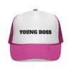 young boss trucker cap — 'young boss' face design