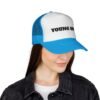 young boss trucker cap — 'young boss' face design