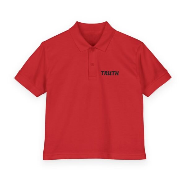 truth fitness polo — youth jersey polo shirt