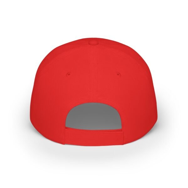 ahead embroidered low profile baseball cap – bold vintage lettering hat