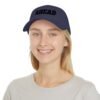 ahead embroidered low profile baseball cap – bold vintage lettering hat